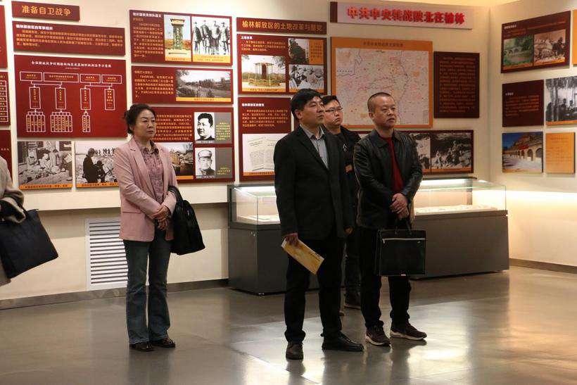 3月28日，铜川市档案馆来我馆考察调研并参观“见证榆林”档案展览馆.jpg